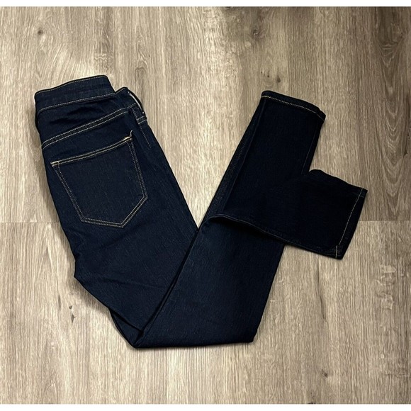 H&M Jeans Womens Size 25 Indigo SKINNY ANKLE REGULAR WAIST Denim Slim Stretch - Picture 3 of 12